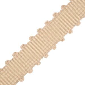 4 Yds Discontinued Samuel & Sons 1″ Warwick Picot Braid 08 Champagne Trim Border